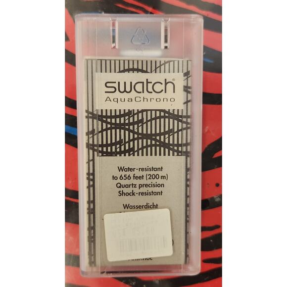 Swatch watch WATERPOWER SBM100 1994 Aquachrono New Old Stock - Picture 10 of 10